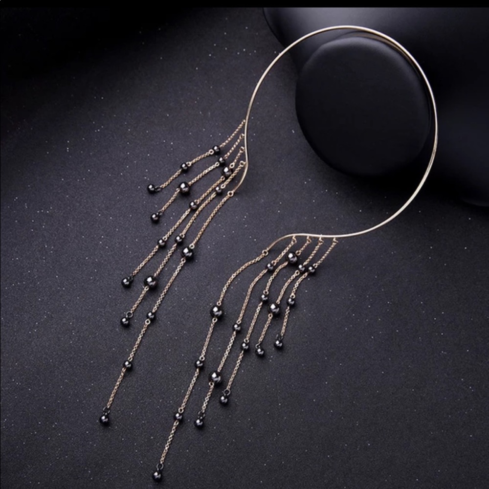 Waterfall statement necklace - Picture 5 of 6